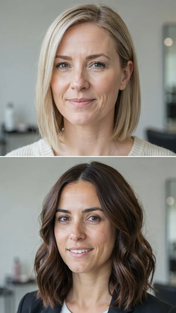 Fine Hair Blunt Lob