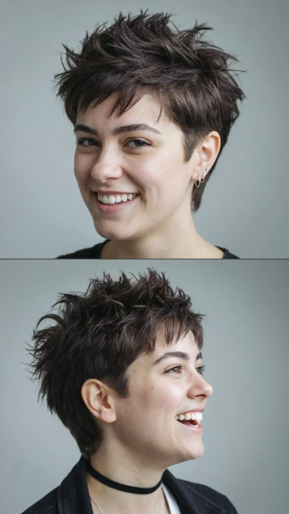 Spiky Pixie Cut