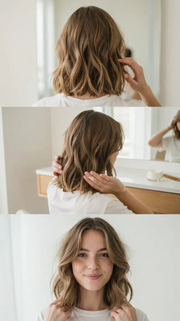 Shoulder-Length Wavy Layers