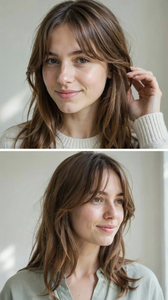 Long Layers With Wispy Bangs