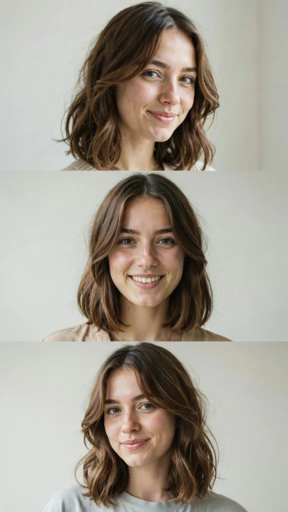 10. Medium Cut With Side Bangs