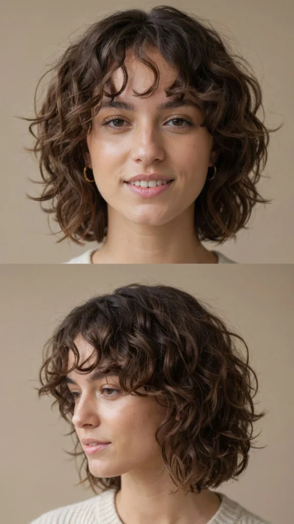 Curly Razor Cut