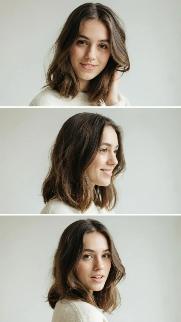 Deep Side Part Dramatic Layered Cut