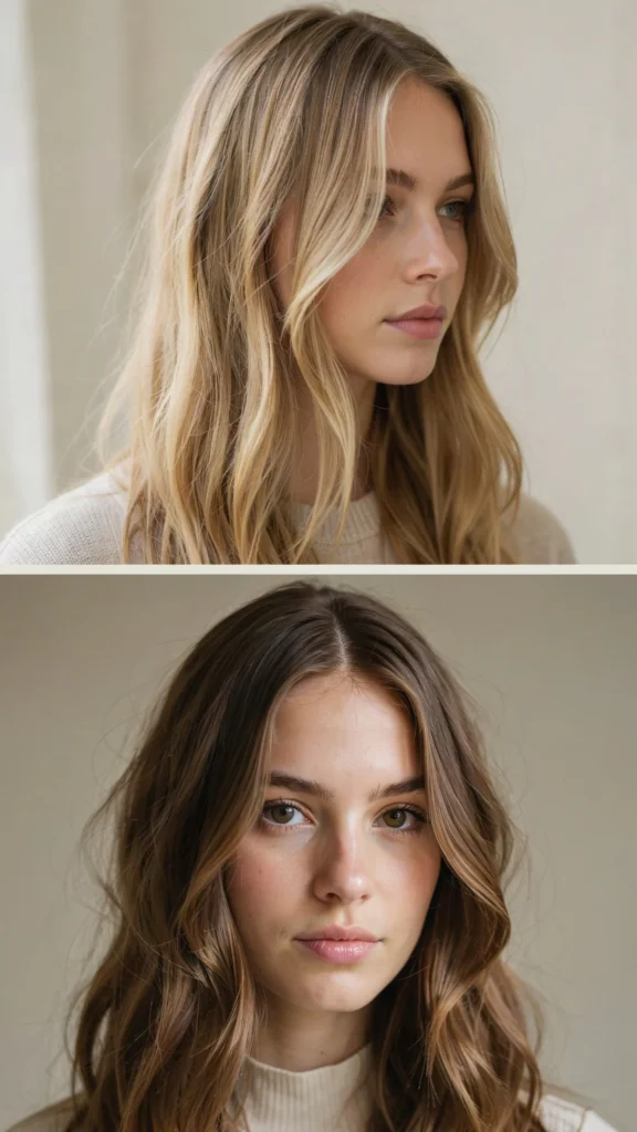 Long Wavy Layers With Middle Part