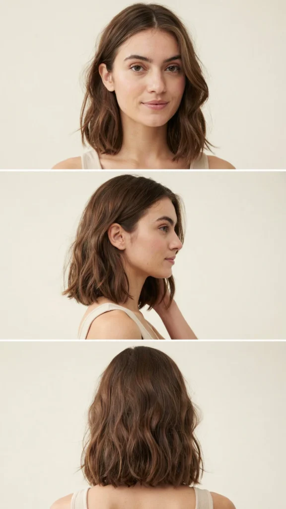 25. Brunette Collarbone-Length Layers