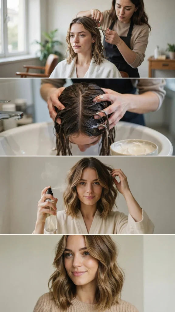 Maintenance Guide For Wavy Layered Haircuts