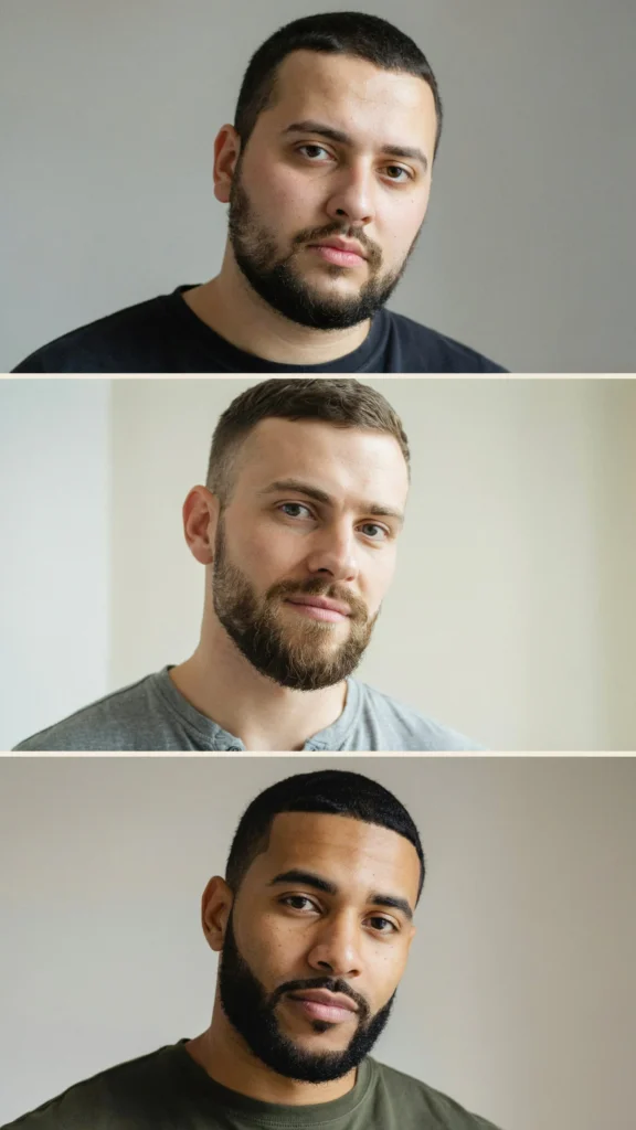 Buzz Cut With Beard
