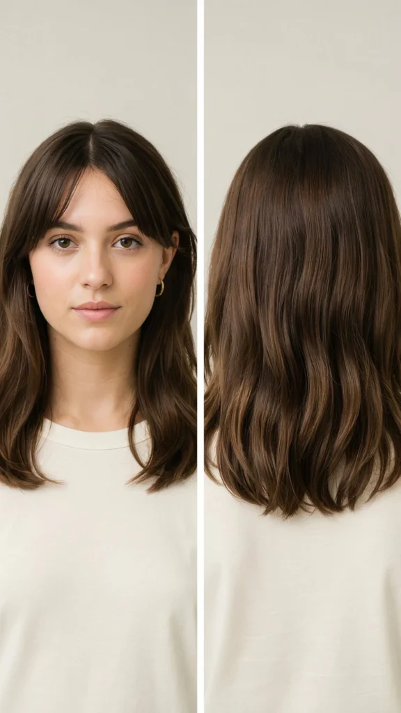 3. Medium Layers With Curtain Face Framing