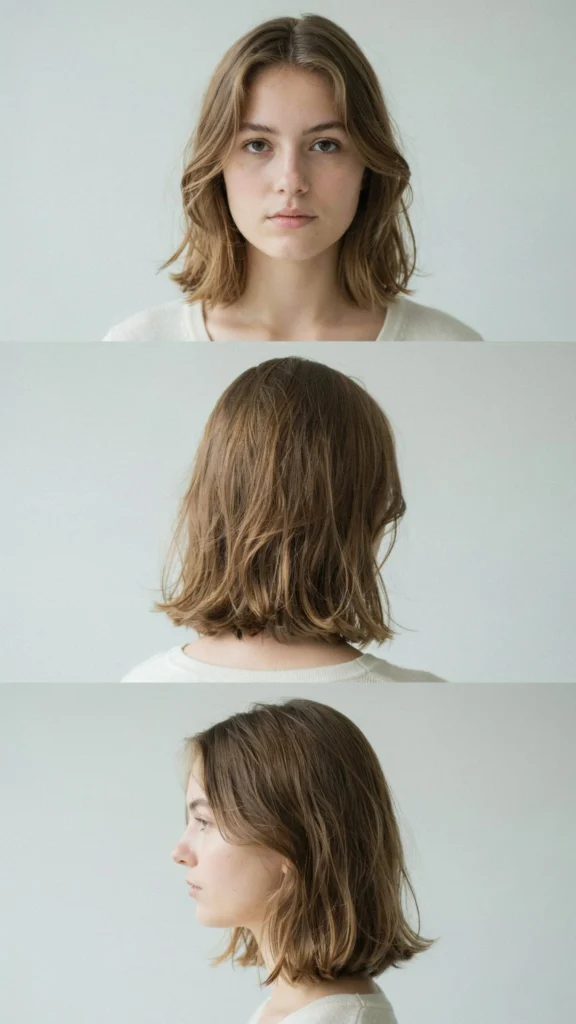 Choppy Medium Layers for Fine Hair