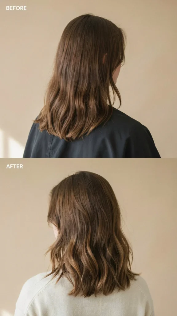 Wavy Layers With Side Part