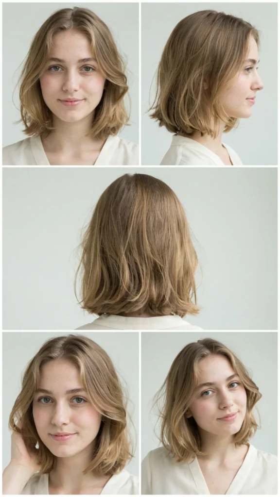 6. Chin-Length Layered Bob
