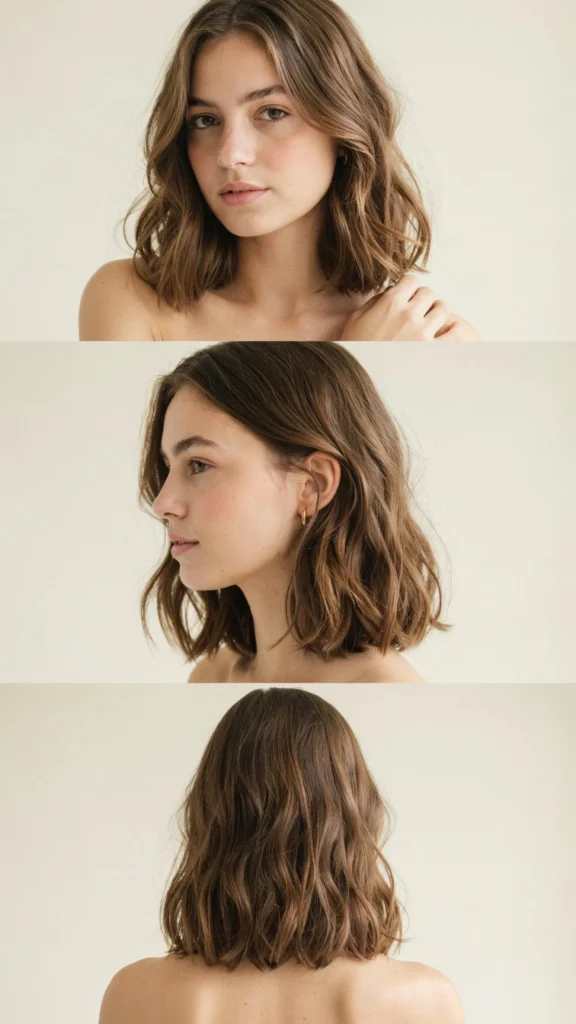 Soft Shoulder-Length Wavy Layers
