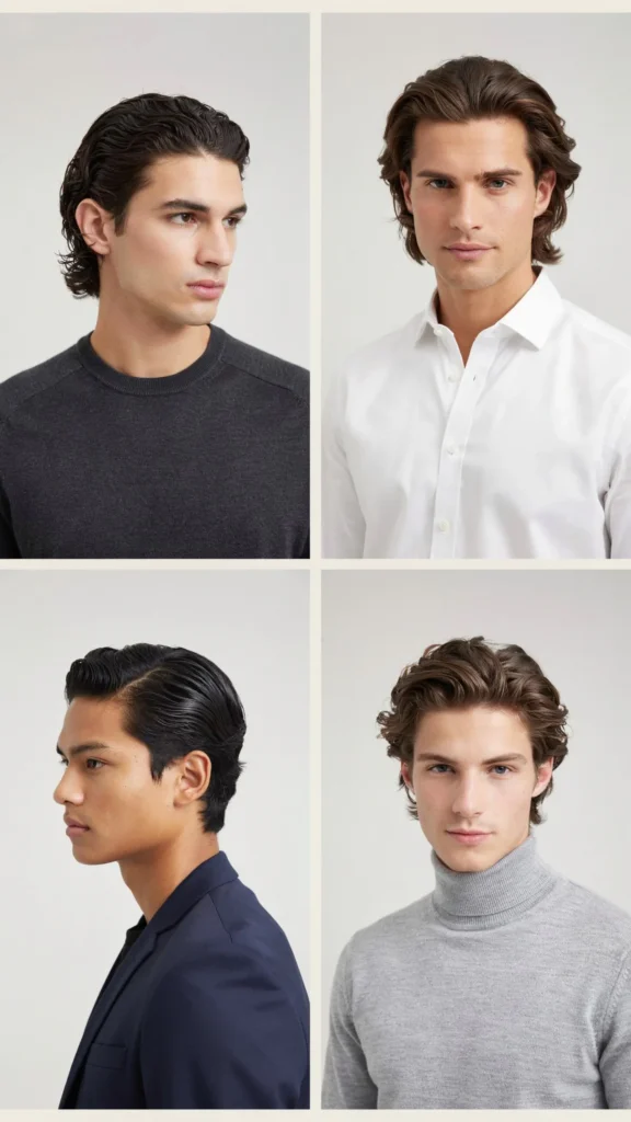  Wavy Layered Slick Back