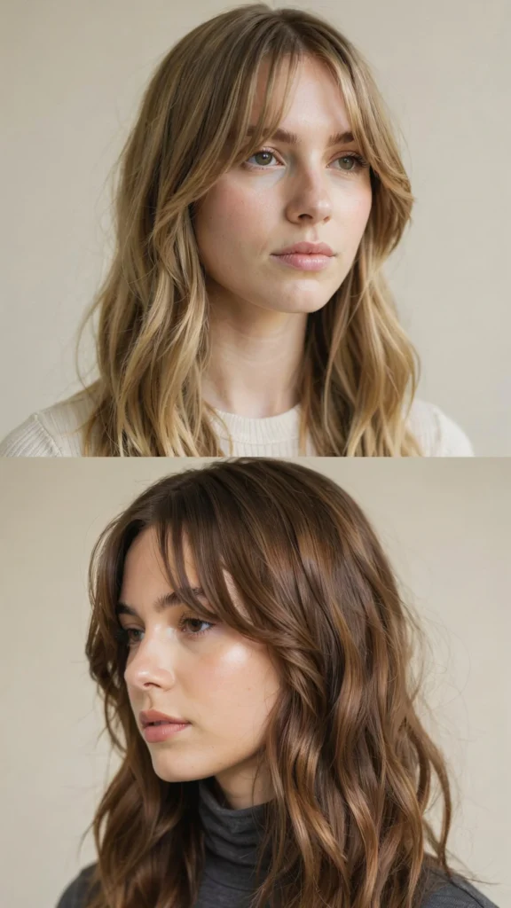 Long Wavy Layers With Bottleneck Bangs