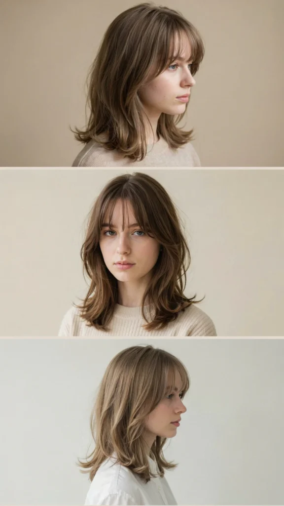 23. Medium Layers for Heart-Shaped Face