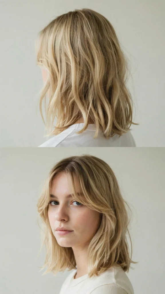 Light Layers for Fine Wavy Hair