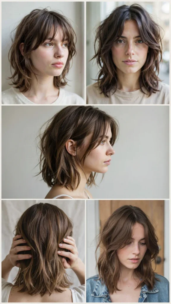 Short Messy Shag Haircut