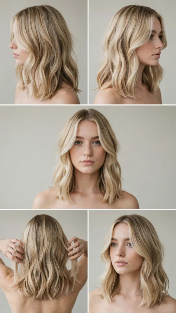 Wavy Layers With Money Pieces