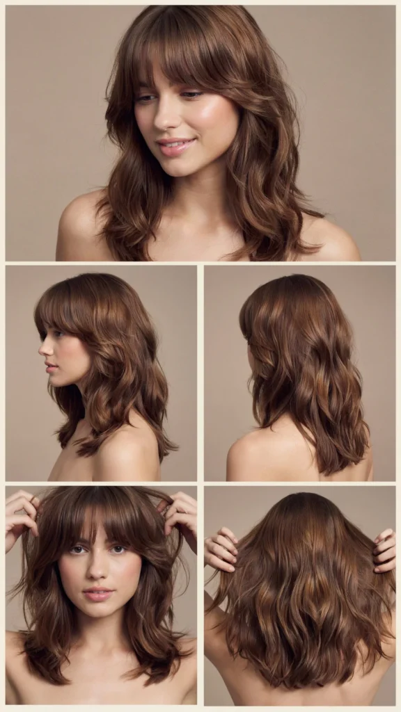Choppy Long Layers With Butterfly Face Framing