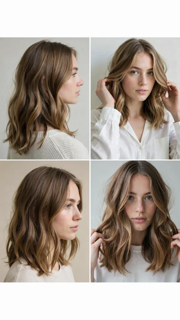  Natural Wavy Layered Cut