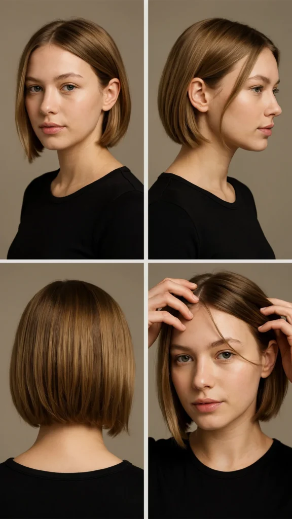 8. Asymmetrical Short Bob