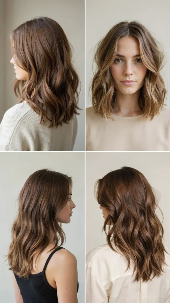 Medium Wavy Layers With Soft Curls