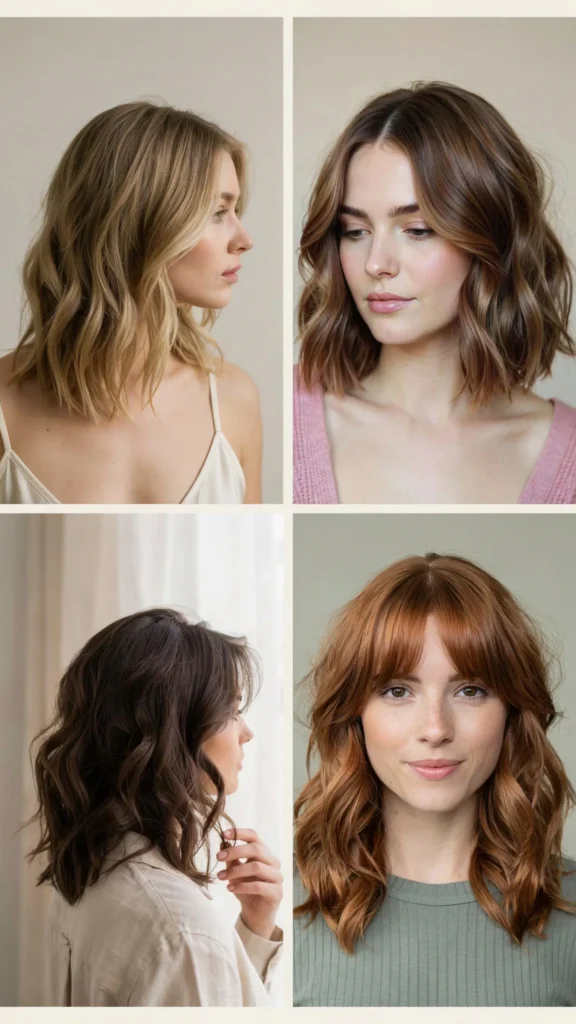 Medium Cut With Soft Curls