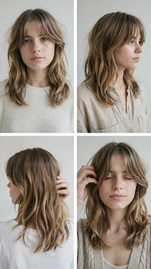 Shaggy Shoulder-Length Waves
