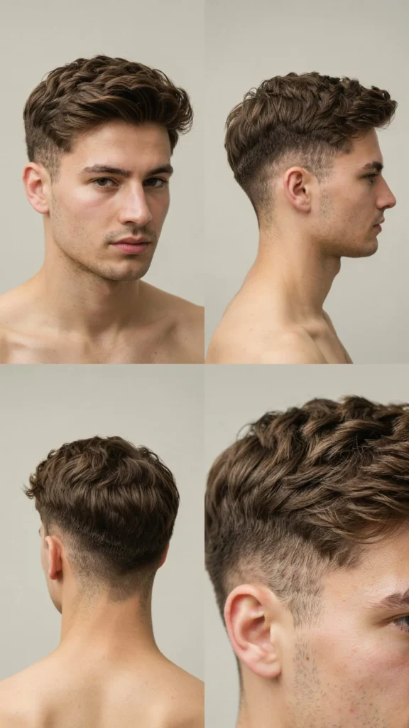 Wavy Layered Quiff