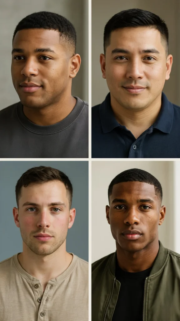  Crew Cut With Fade