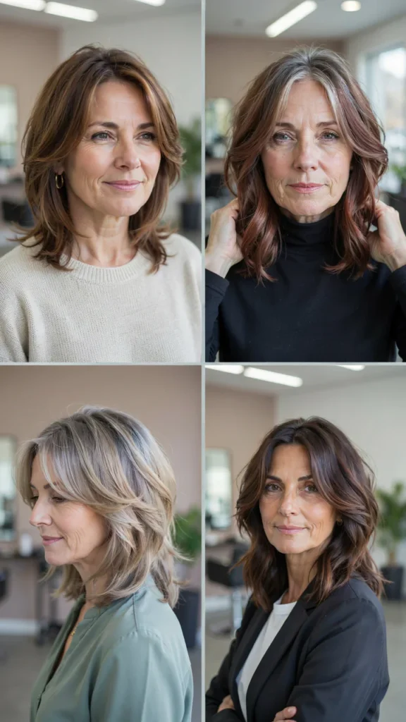 Shag With Flipped Ends