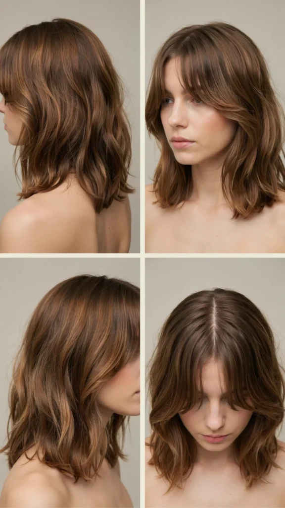 17. Brunette Layers With Balayage