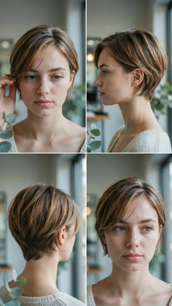 2. Side-Swept Pixie With Volume