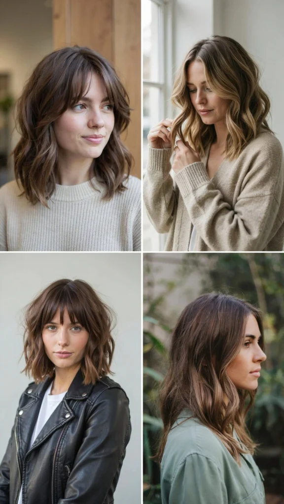 Medium Shaggy Wavy Layers