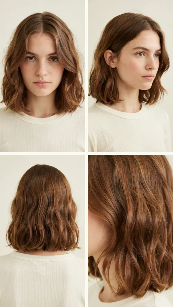 Light Layers for Thick Wavy Hair