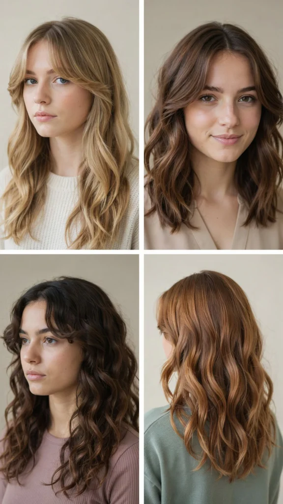  Soft Curls With Long Layers