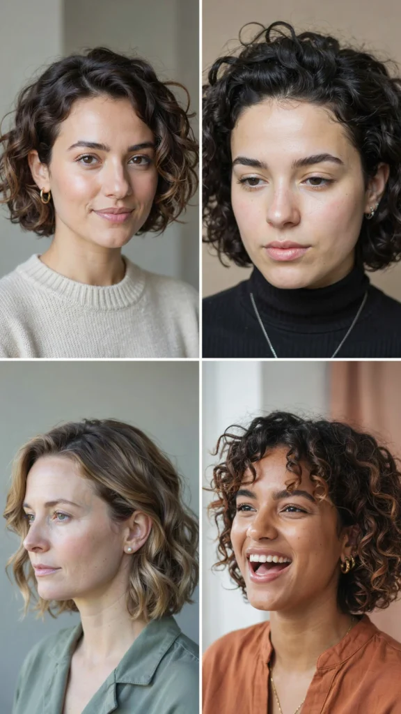 Short Curly Bob