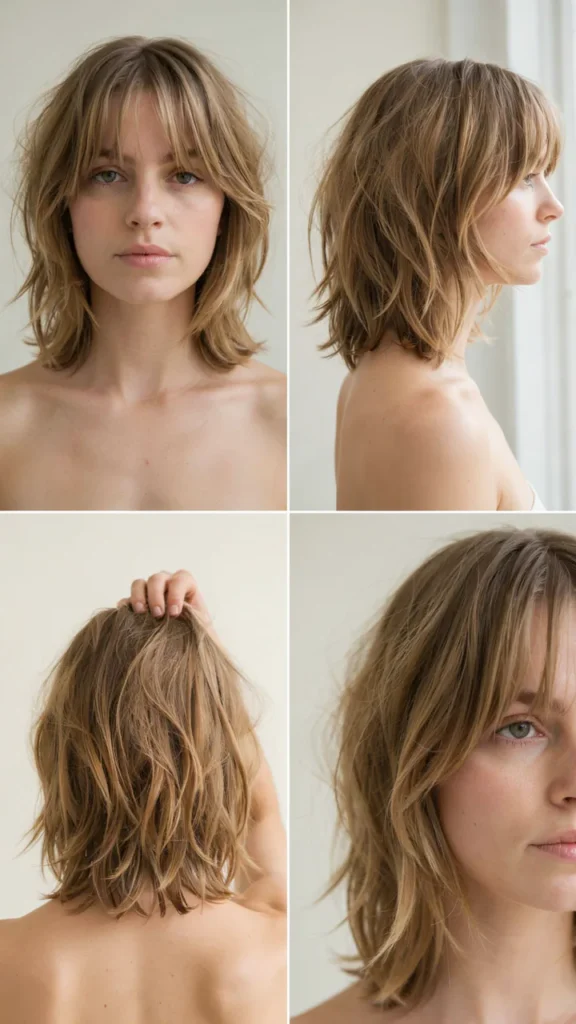 Short Shag for Thin Hair