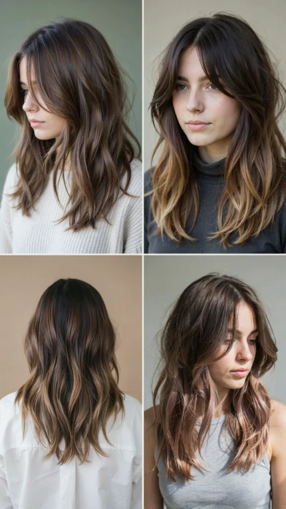 Long Shag With Dark Roots