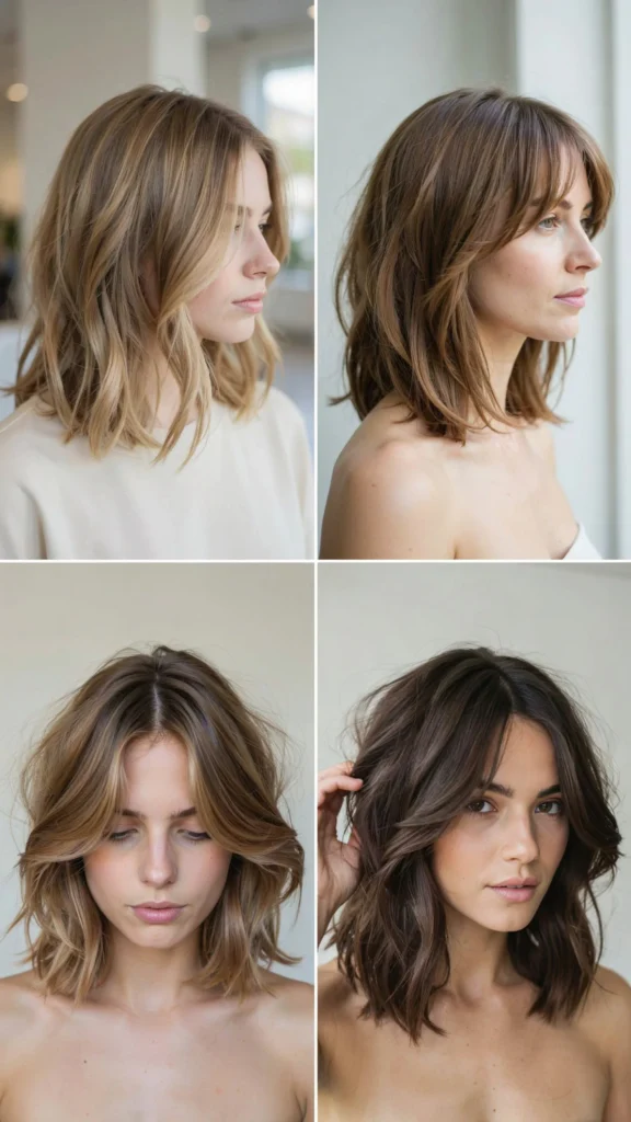 2. Medium Butterfly Layered Haircut