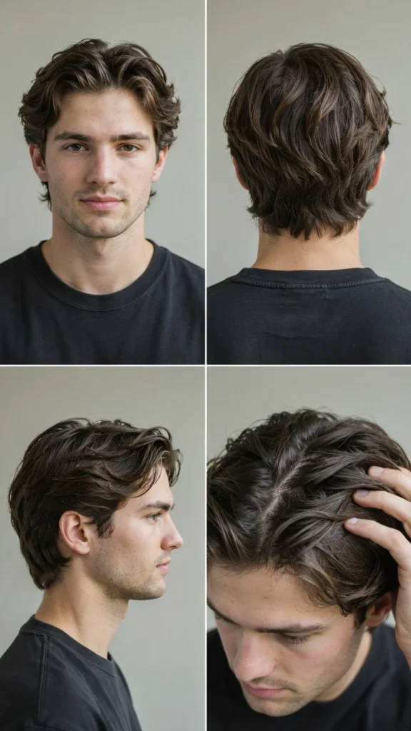 Wavy Layered Mullet