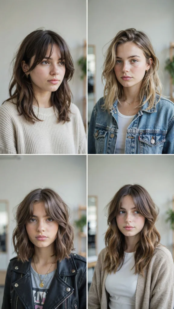 Shaggy Medium Haircut