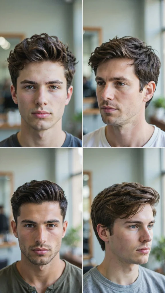 Wavy Layered Quiff