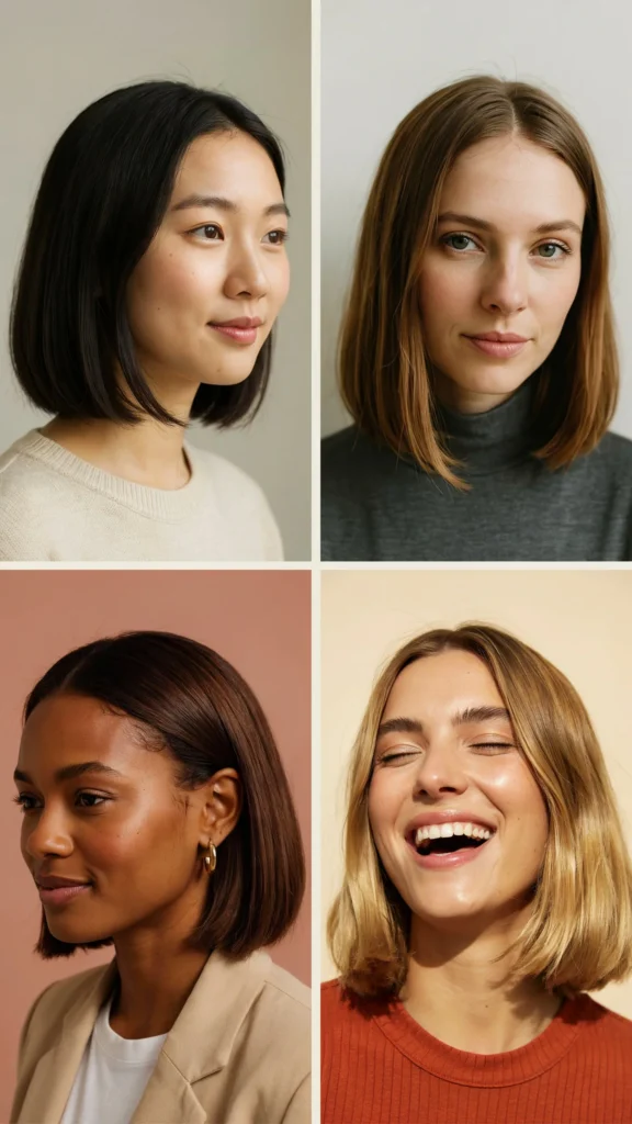 . Short Sleek Bob