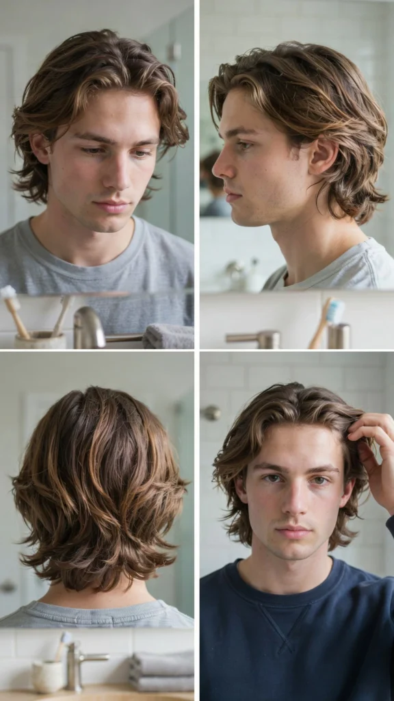 Low-Maintenance Wavy Layered Haircut