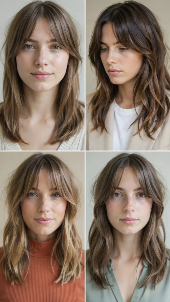 Long Shag for Heart-Shaped Faces