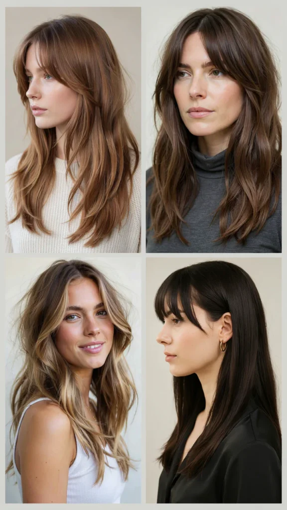 Long Layered Shag for Thick Hair