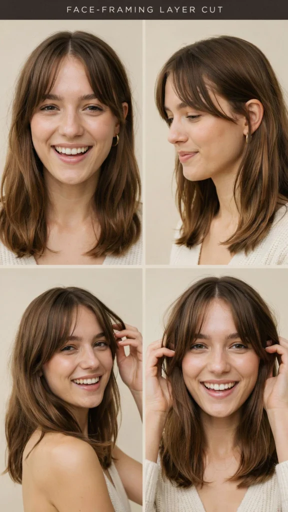 Face-Framing Layer Cut