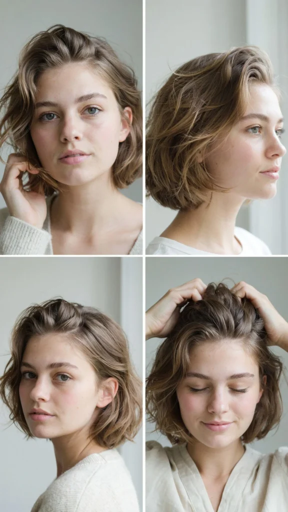 25. Tousled Short Bob