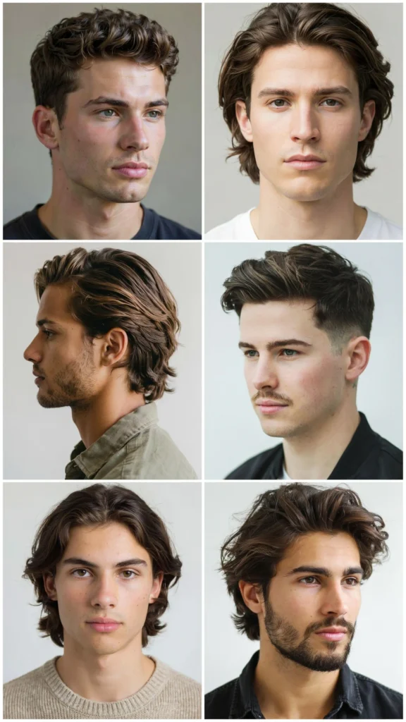 Clean Wavy Layered Haircut For Modern Men